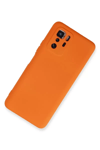 Xiaomi Poco X3 GT Kılıf Nano içi Kadife Silikon - Turuncu