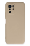 Xiaomi Poco X3 GT Kılıf Nano içi Kadife Silikon - Pudra