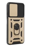 Xiaomi Poco X3 GT Kılıf Pars Lens Yüzüklü Silikon - Gold
