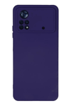Xiaomi Poco X4 Pro 5G Kılıf Nano içi Kadife Silikon - Mor