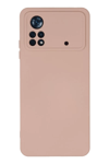 Xiaomi Poco X4 Pro 5G Kılıf Nano içi Kadife Silikon - Pudra