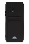 Xiaomi Poco X5 5G Kılıf Kelvin Kartvizitli Silikon - Siyah