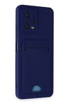 Xiaomi Poco X5 5G Kılıf Kelvin Kartvizitli Silikon - Lacivert