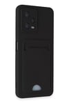 Xiaomi Poco X5 5G Kılıf Kelvin Kartvizitli Silikon - Siyah