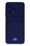 Xiaomi Poco X5 5G Kılıf Kelvin Kartvizitli Silikon - Lacivert