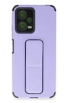 Xiaomi Poco X5 5G Kılıf Mega Standlı Silikon - Lila