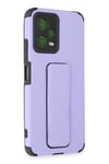 Xiaomi Poco X5 5G Kılıf Mega Standlı Silikon - Lila