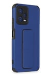 Xiaomi Poco X5 5G Kılıf Mega Standlı Silikon - Mavi