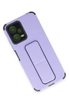 Xiaomi Poco X5 5G Kılıf Mega Standlı Silikon - Lila