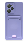Xiaomi Poco X5 Pro 5G Kılıf Kelvin Kartvizitli Silikon - Lila