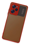 Xiaomi Poco X5 Pro 5G Kılıf Montreal Silikon Kapak - Kırmızı
