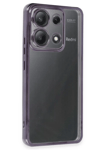Xiaomi Poco X6 Kılıf Lensli Silikon - Mor