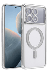 Xiaomi Poco X6 Pro Joke Simli Magneticsafe Kılıf - Gümüş