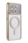 Xiaomi Poco X6 Pro Joke Simli Magneticsafe Kılıf - Gold