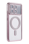 Xiaomi Poco X6 Pro Joke Simli Magneticsafe Kılıf - Pembe
