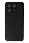 Xiaomi Poco X6 Pro Kılıf Nano içi Kadife Silikon - Siyah