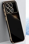 Xiaomi Poco X6 Pro Kılıf Volet Silikon - Siyah