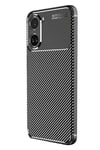 Xiaomi Poco X7 Pro Kılıf Auto Focus Karbon Kapak - Siyah