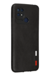Xiaomi Redmi 10C Kılıf Loop Deri Silikon - Siyah