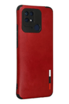 Xiaomi Redmi 10C Kılıf Loop Deri Silikon - Kırmızı