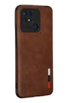 Xiaomi Redmi 10C Kılıf Loop Deri Silikon - Kahverengi