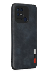 Xiaomi Redmi 10C Kılıf Loop Deri Silikon - Lacivert