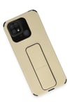 Xiaomi Redmi 10C Kılıf Mega Standlı Silikon - Gold