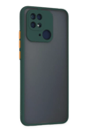 Xiaomi Redmi 10C Kılıf Montreal Silikon Kapak - Yeşil