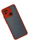 Xiaomi Redmi 10C Kılıf Montreal Silikon Kapak - Kırmızı