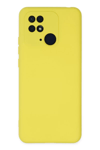 Xiaomi Redmi 10C Kılıf Nano içi Kadife Silikon - Sarı