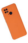 Xiaomi Redmi 10C Kılıf Nano içi Kadife Silikon - Turuncu