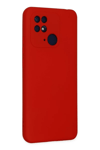 Xiaomi Redmi 10C Kılıf Nano içi Kadife Silikon - Kırmızı
