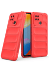 Xiaomi Redmi 10C Kılıf Optimum Silikon - Kırmızı