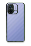 Xiaomi Redmi 12C Kılıf Lensli Silikon - Yeşil