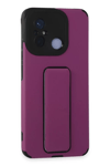 Xiaomi Redmi 12C Kılıf Mega Standlı Silikon - Mor