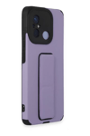 Xiaomi Redmi 12C Kılıf Mega Standlı Silikon - Lila