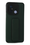 Xiaomi Redmi 12C Kılıf Mega Standlı Silikon - Yeşil