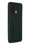 Xiaomi Redmi 12C Kılıf Mega Standlı Silikon - Yeşil