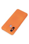 Xiaomi Redmi 12C Kılıf Nano içi Kadife Silikon - Turuncu