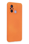 Xiaomi Redmi 12C Kılıf Nano içi Kadife Silikon - Turuncu
