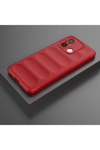 Xiaomi Redmi 12C Kılıf Optimum Silikon - Kırmızı