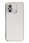 Xiaomi Redmi 12C Kılıf Volet Silikon - Beyaz
