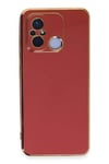 Xiaomi Redmi 12C Kılıf Volet Silikon - Kırmızı