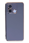 Xiaomi Redmi 12C Kılıf Volet Silikon - Mavi