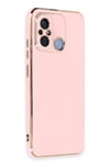 Xiaomi Redmi 12C Kılıf Volet Silikon - Pembe