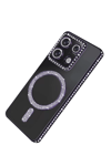 Xiaomi Redmi 13C Joke Simli Magneticsafe Kılıf - Derin Mor