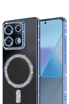 Xiaomi Redmi 13C Joke Simli Magneticsafe Kılıf - Mavi
