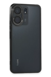 Xiaomi Redmi 13C Kılıf Lensli Silikon - Siyah