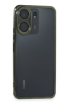 Xiaomi Redmi 13C Kılıf Lensli Silikon - Yeşil
