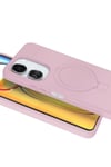 Xiaomi Redmi 13C Regal Magsafe Standlı Kapak - Açık Pembe